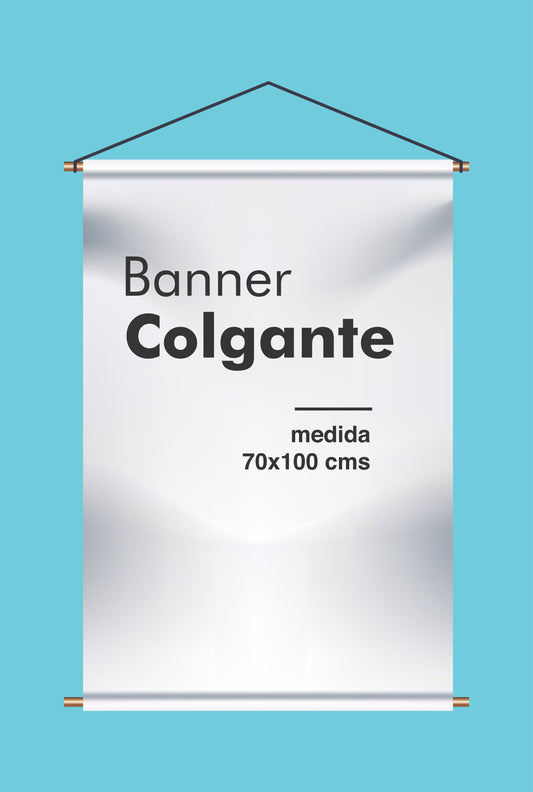 Banner colgante 70 x 100 cm